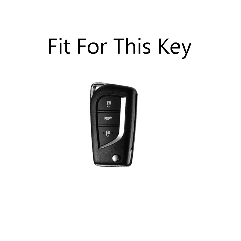 Plating TPU Car Remote Key Case Cover Shell for Toyota Auris Corolla Reiz Avensis Verso Yaris Aygo Rav4 Scion TC IM 2017 2016