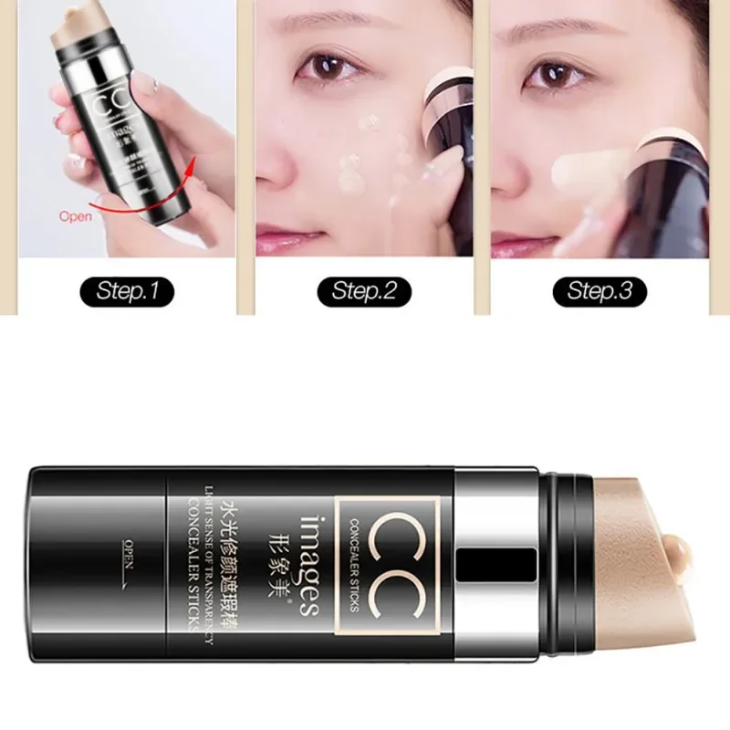 30g Air Cushion CC Cream Concealer Moisturizing Foundation Makeup Waterproof Whitening Face Concealer Stick