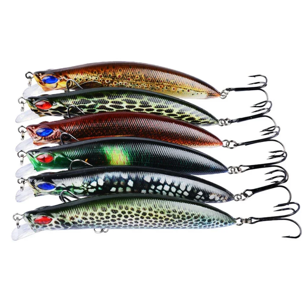 

12.3CM/15G 1pcs Fishing Lures 6 Color Topwater Popper Bait Hard Bait Artificial Wobblers Plastic Fishing Tackle with 2# Hooks