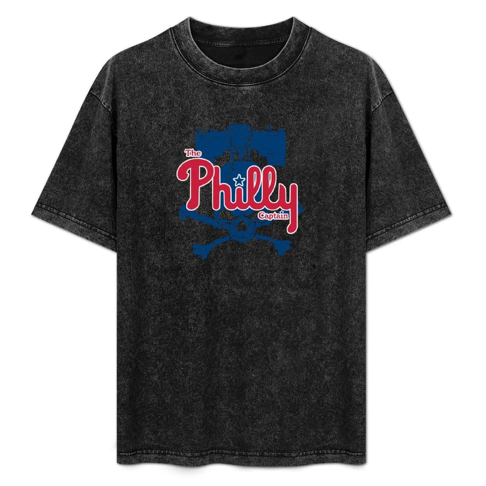 The Philly Captain (Slugger Logo) T-Shirt kawaii clothes quick-drying blacks vintage anime shirt men t shirts high quality