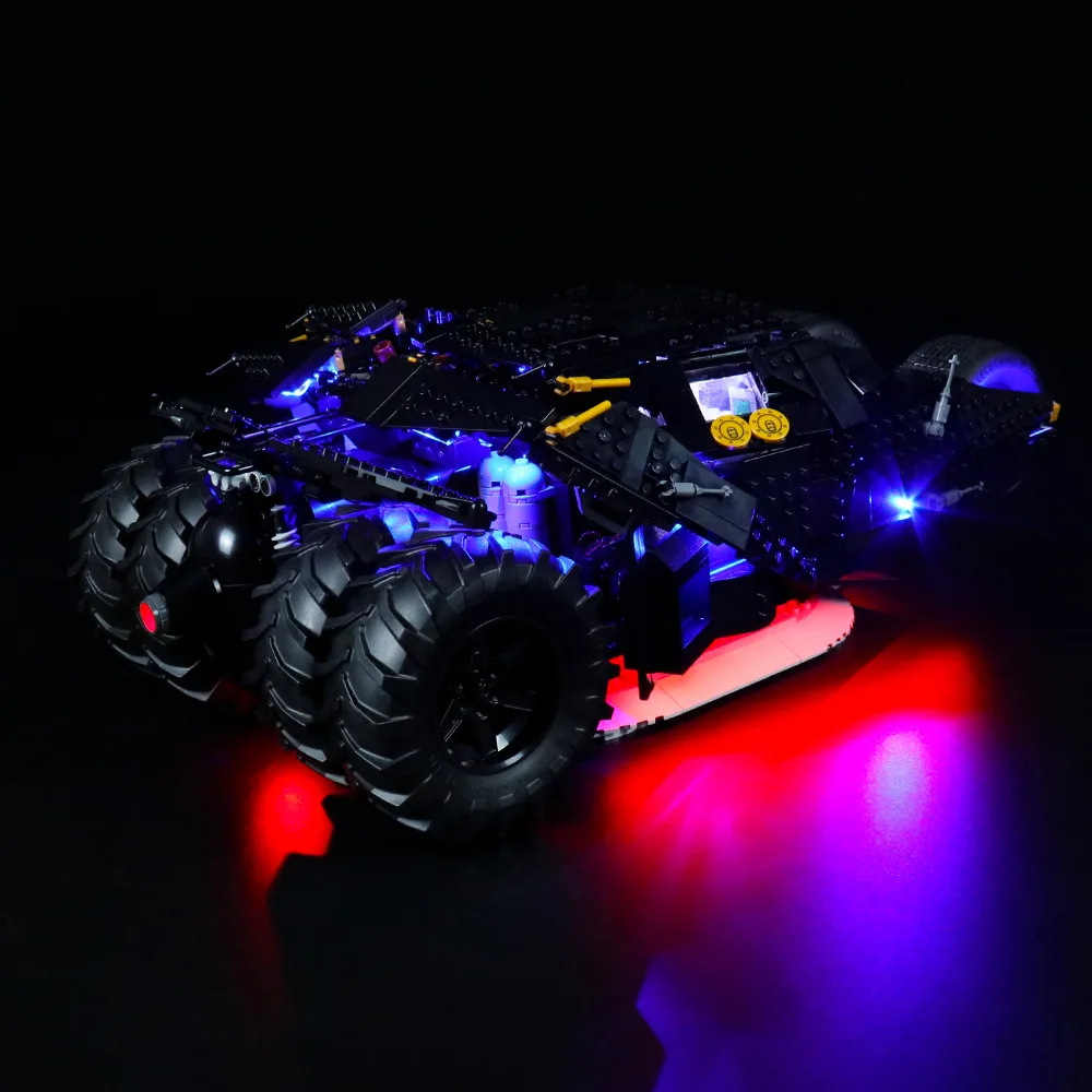 Zestaw oświetlenia LED DIY do LEGO 76240 Batmobile Tumbler (tylko oświetlenie LED, bez modelu klocków)