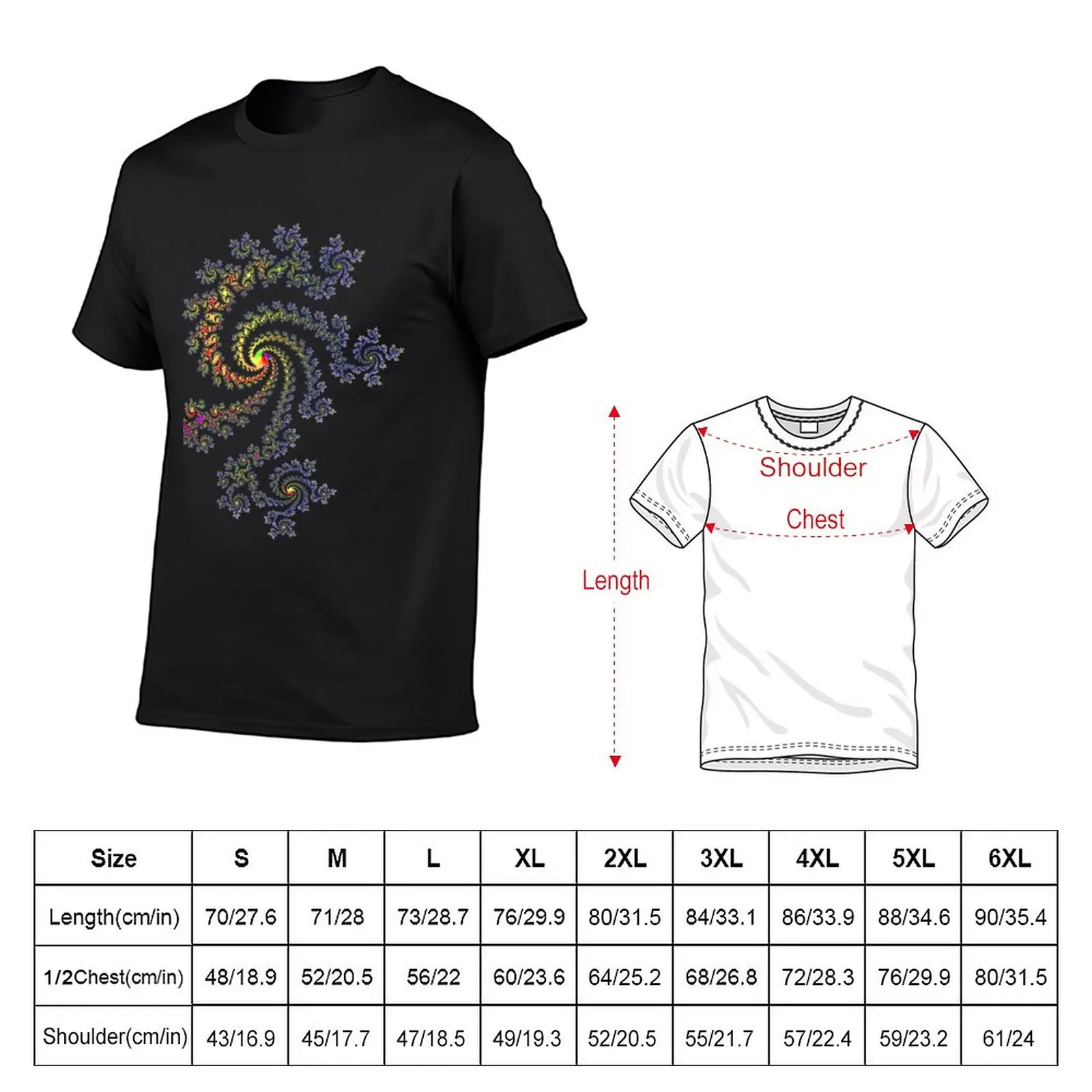 New Mandelbrot fractal T-Shirt quick drying shirt tees shirts graphic tees men t shirts