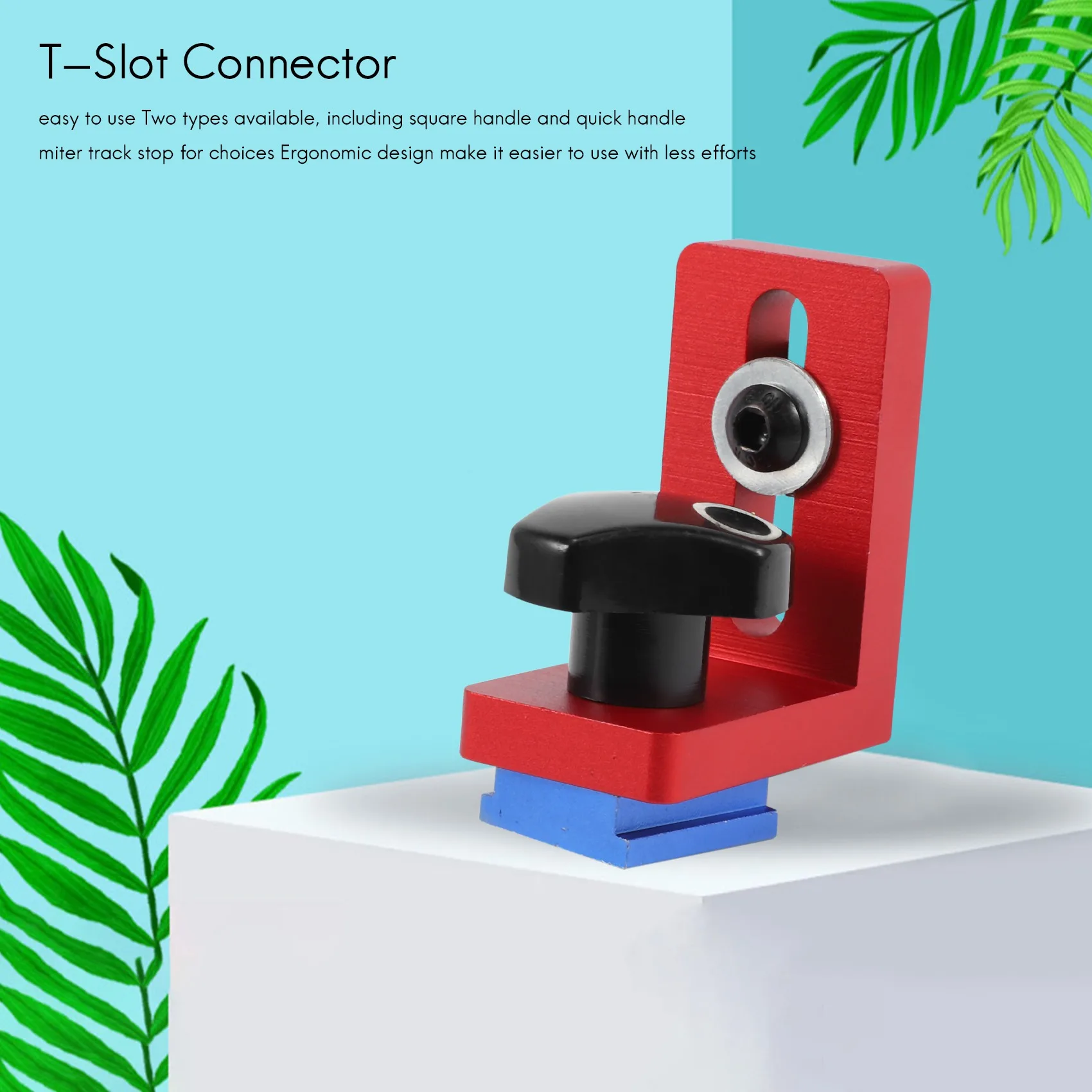 A13M Woodworking Chute Dedicated Limiter Standard 30 T-Slot Miter Track Stop Sliding Miter Gauge Fence Connector Rail Retainer C