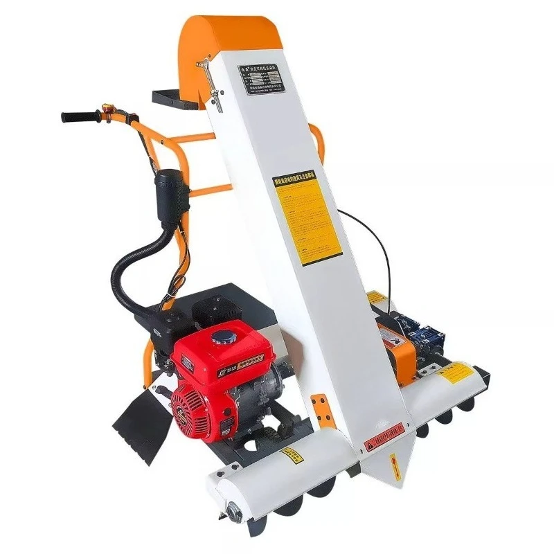 Fully automatic agricultural grain harvesting rice artifact road grain harvesting machine