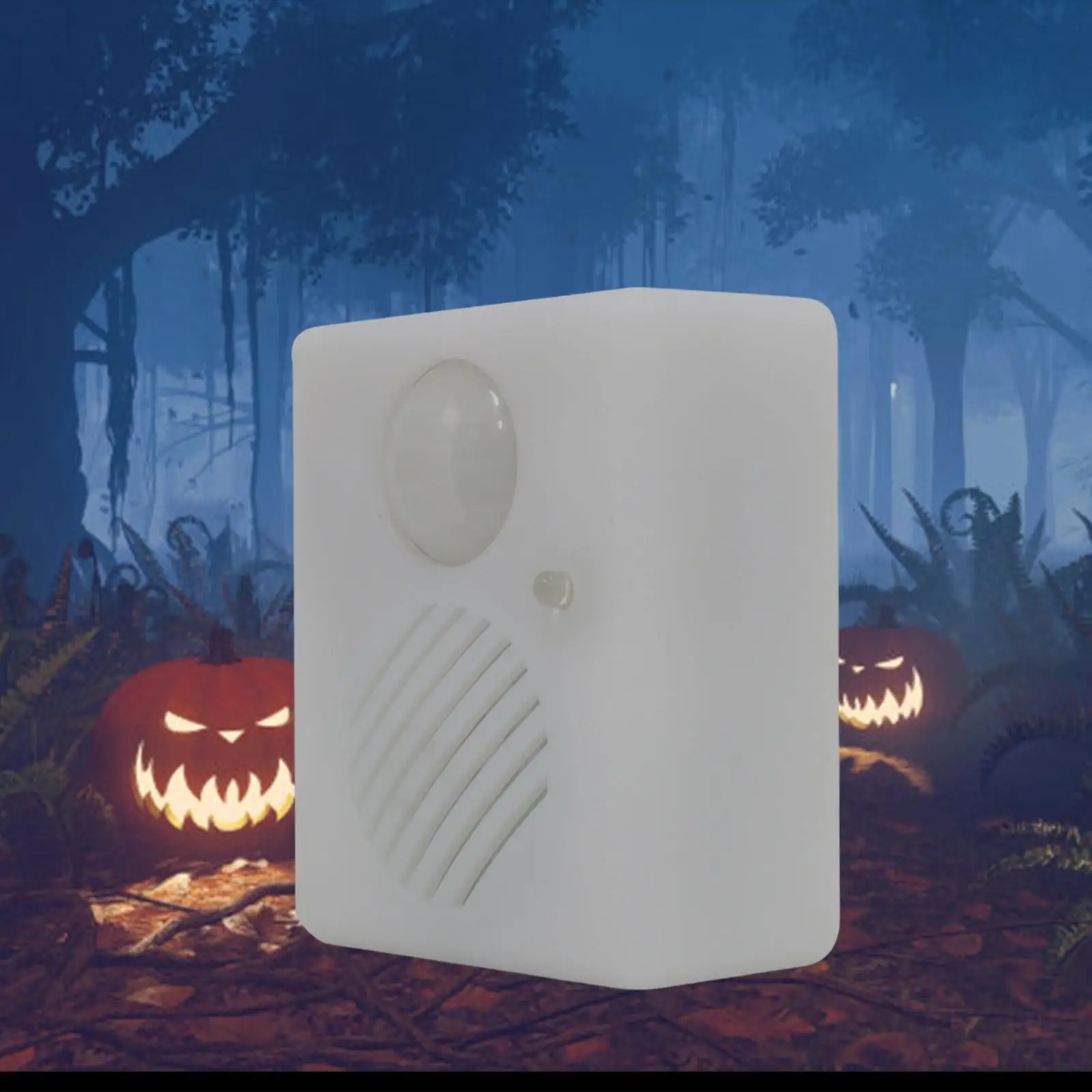 Halloween Sound Player Voice Recordable Scary Sound Loudspeaker PIR Motion Sensor Speaker for Halloween Shop Hallways Candy Box