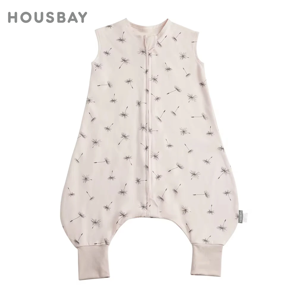 

Sleeping Bags For Children Aged 1 To 6 Breathable 100% Cotton Summer Fresh Sketch Design Baby One-Piece Suit Baby Beding