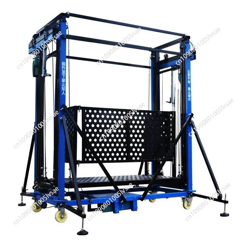 

Construction Site Wireless Remote Control Folding Small Household Lifting Platform Mobile Electric Lifting Scaffold Lift