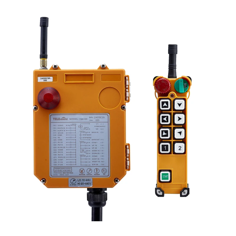 Telecontrol Single Speed F24-8S Crane Driving Crane Industrial Wireless Remote Controller Industrial Control Lift 6 Channel RC