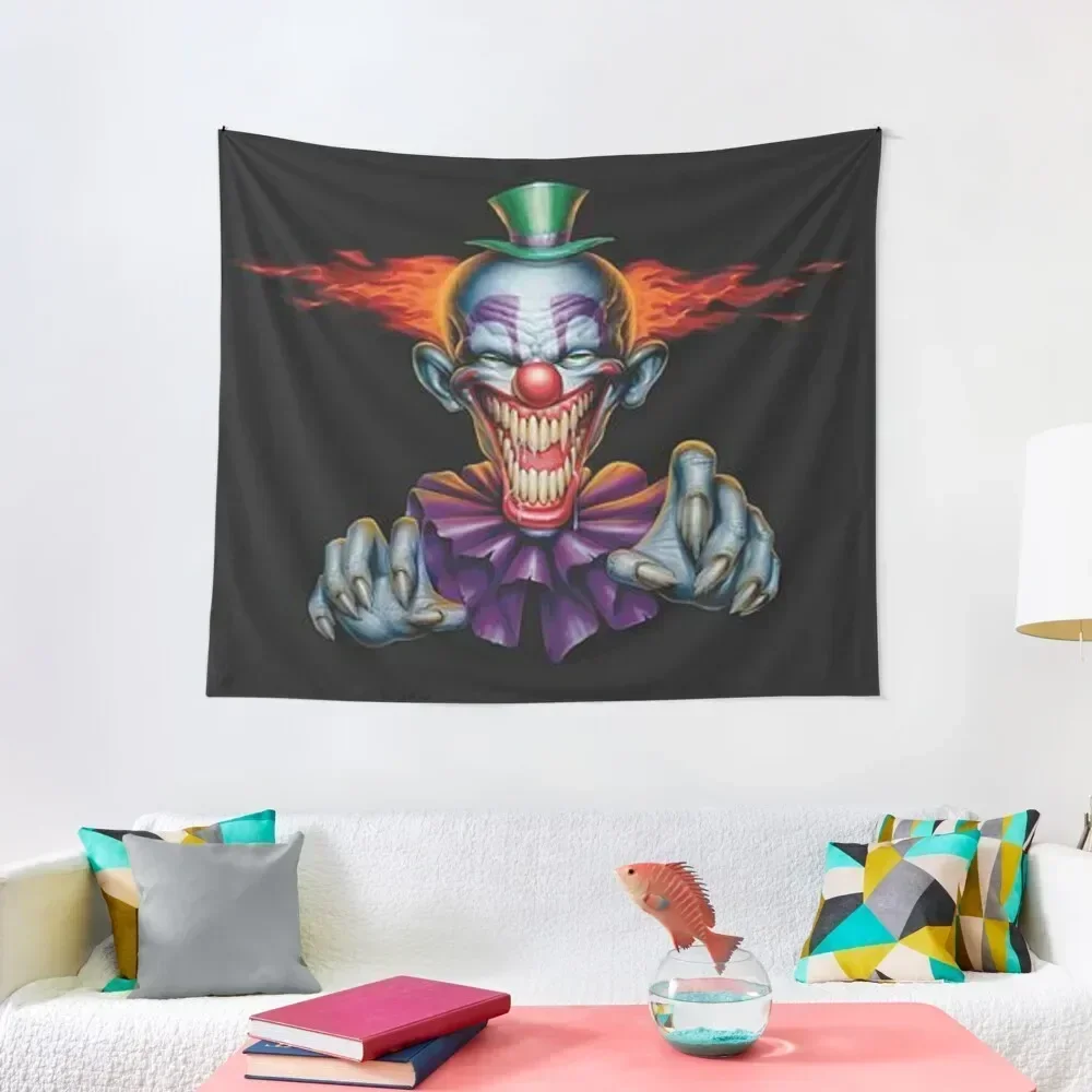 

Killer Evil Clown Tapestry Wallpapers Home Decor Decor For Bedroom Home Decoration Accessories Tapestry