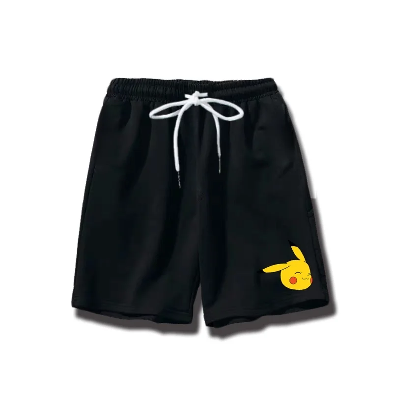 

Pokémon Pikachu Cartoon 3D Printed Shorts Men and Women Casual Sports Breathable Shorts