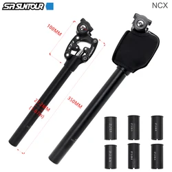 SR SUNTOUR NCX Bike Seat Sterm for MTB Bicycle 27.2 28.6 30.0 30.4 30.8 31.6mm Bicycle Shock Absorber Seatpost Bike Seat Tube