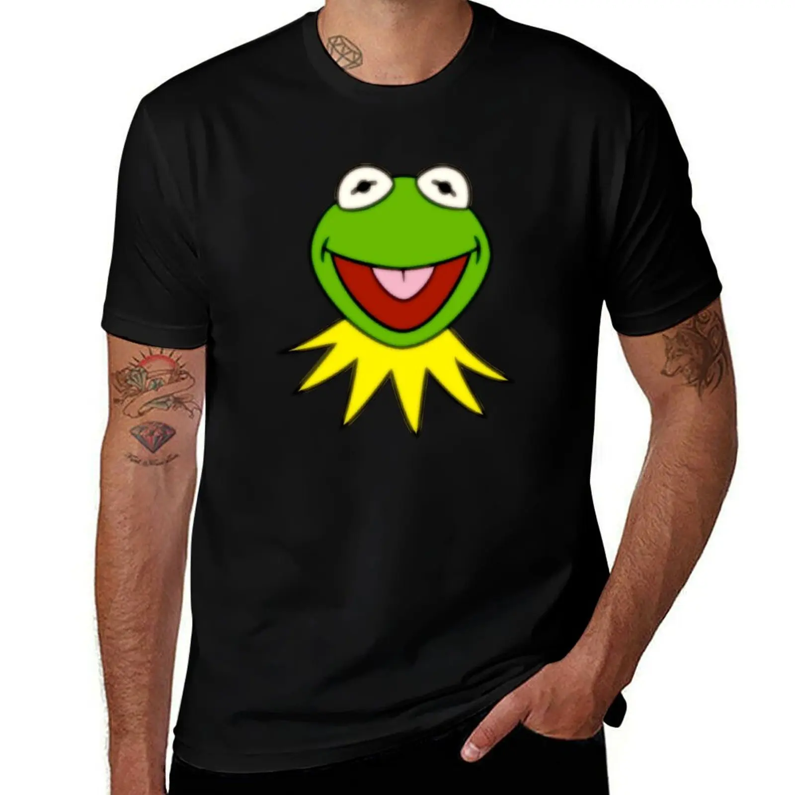 Kermit T-Shirt Street Art Print Tee Shirt T-Shirt