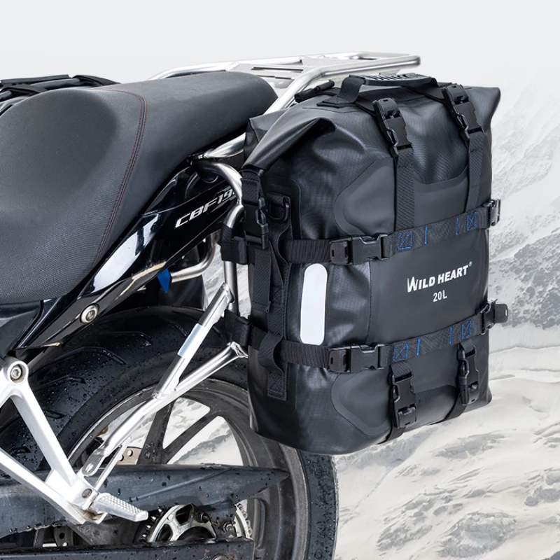 

*Motorcycle Quick Release Side Bag Waterproof Side Hanging Bag Large Capacity Motorcycle Side Box Frame Motorcycle Travel Bag