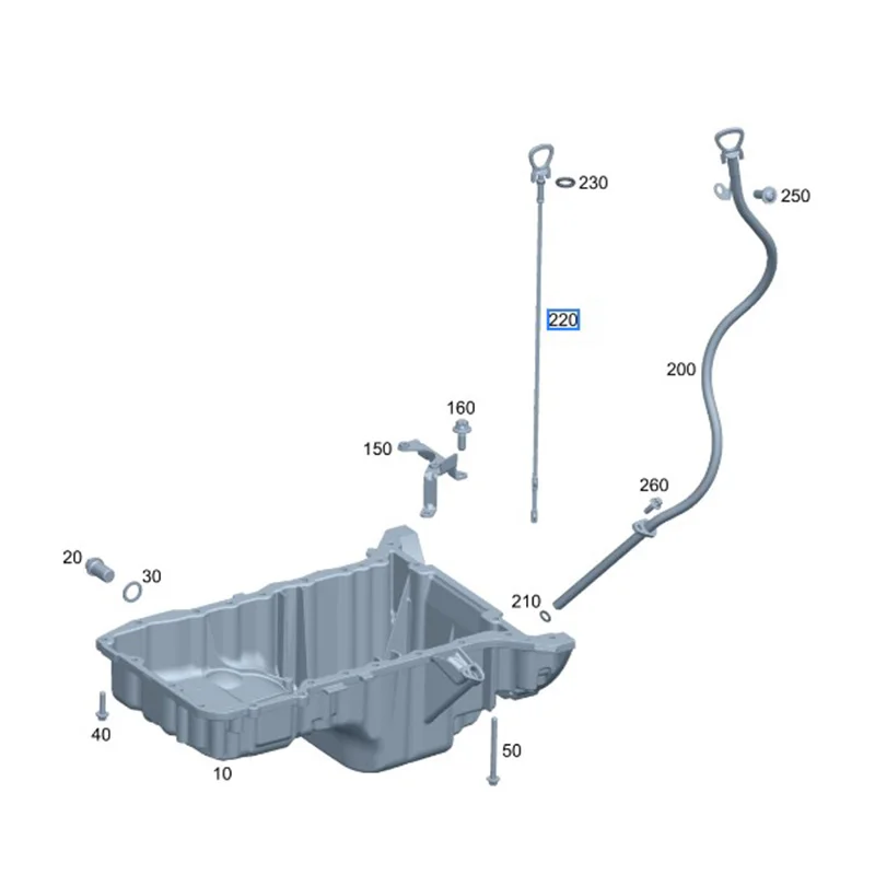 A2740107606 A2740109310 1 Buah Dipstick Oli Mesin untuk Mercedes-Benz E W213