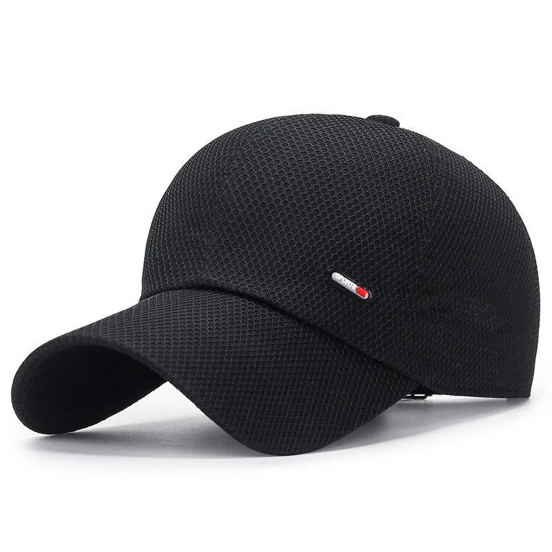 2023 New Men Women Summer Golf Cap Quick Drying Hats Unisex Breathable Sport Pure Color Snapback Hat Bone Baseball Hat