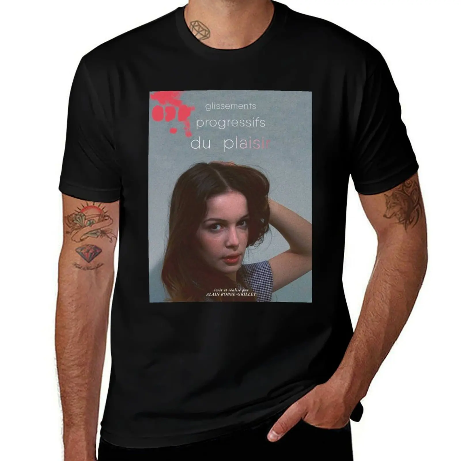 successive slidings of pleasure T-Shirt Soft Stretch Short Sleeve Top T-Shirt