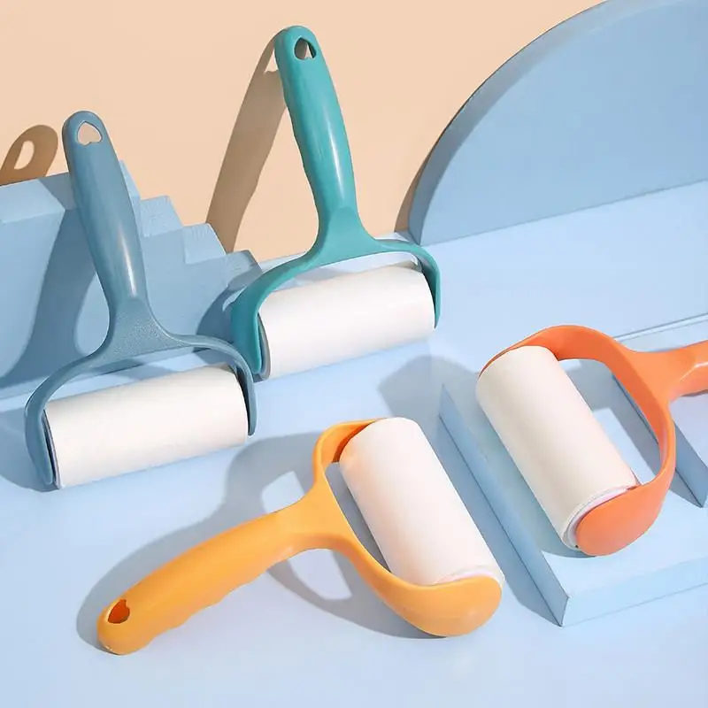 Tearable Sticky Hair Remover Roller for Clothes Dust And Grey Hair Removal Felt Brush Clothing Hair Absorption Replacement Paper