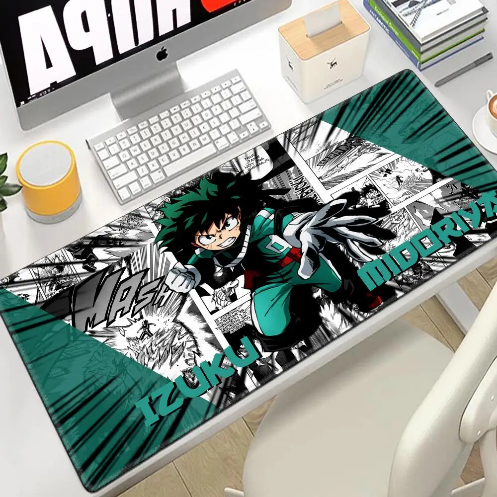 

Academia Deku Anime My Hero Mouse Pad Gaming XL New Custom Large Mousepad XXL Mouse Mat Office Anti Slip Carpet Mice Pad