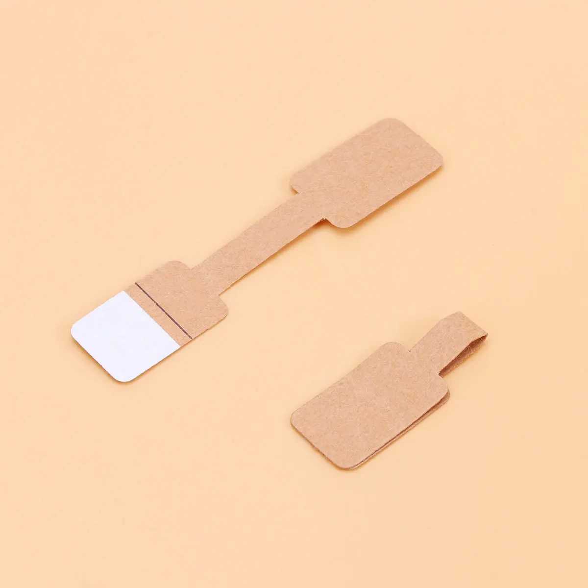 

200pcs Kraft Paper Tags Blank Price Labels For Jewelry Necklace Ring Bracelet Diy Crafts Wedding Favors Display Tag Holder