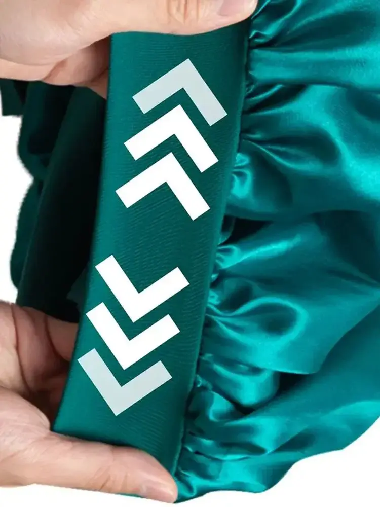 Gorro de cetim de seda ajustável Bonne para dormir gorro de cabelo com gravata para mulheres e