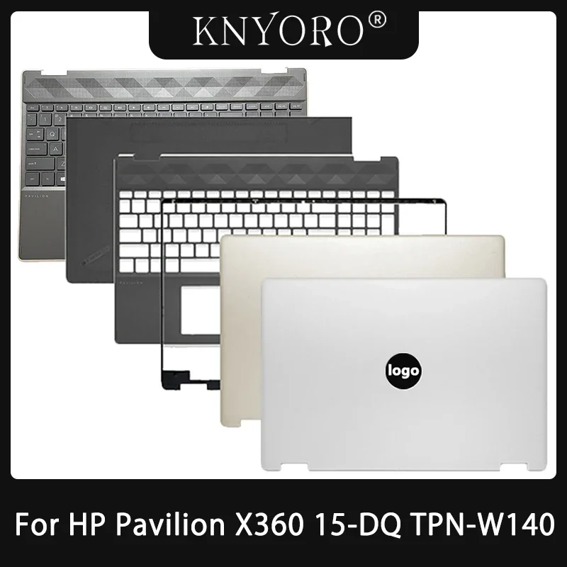 

New for HP Pavilion X360 15-DQ TPN-W140 LCD Back Cover Front Bezel Palmrest Keyboard Cover Bottom Case L53034-001 L53033-001