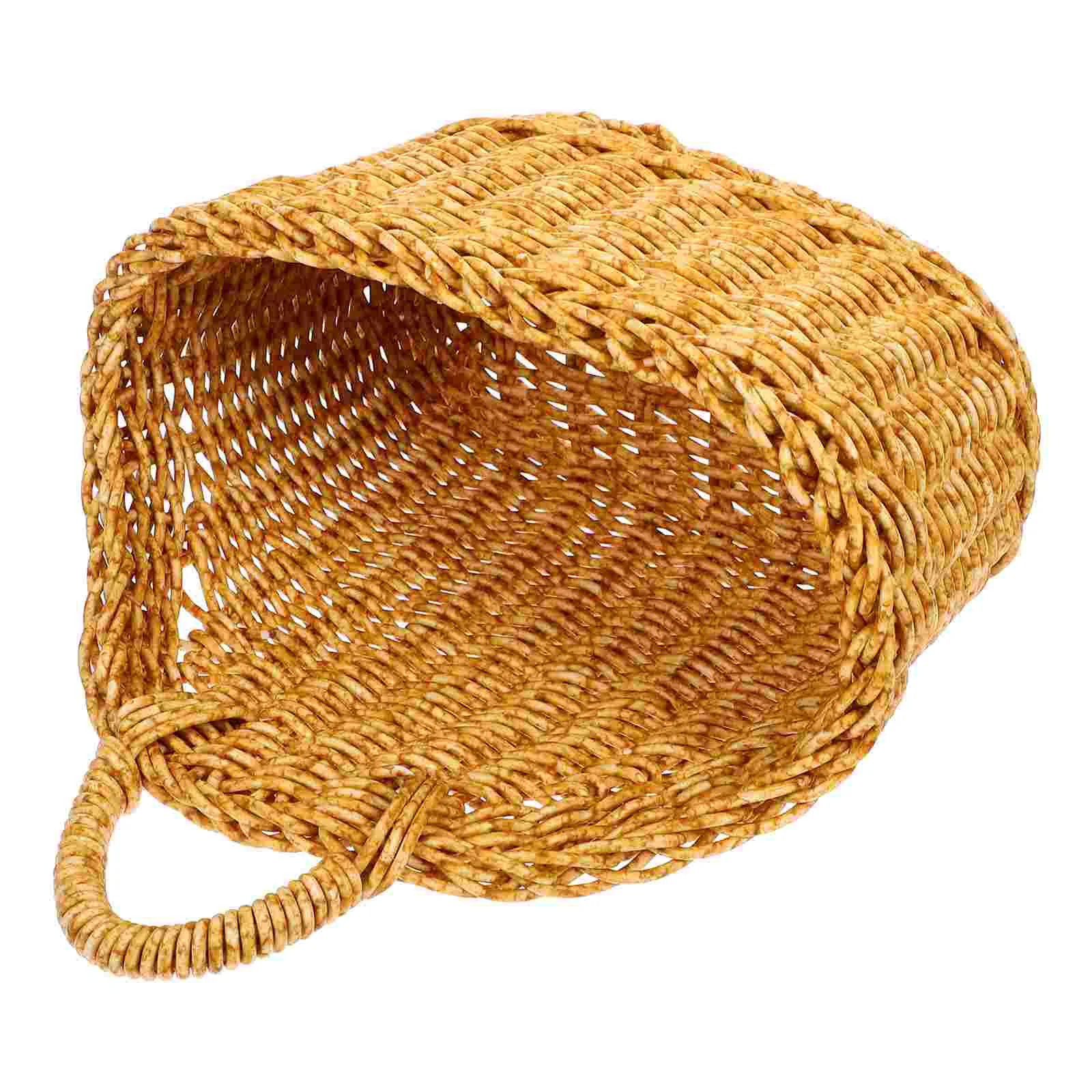 

Wall Hanging Storage Basket Wicker Rattan Flower Pot Hangers Baskets Boho Fruit for Kitchen Banana