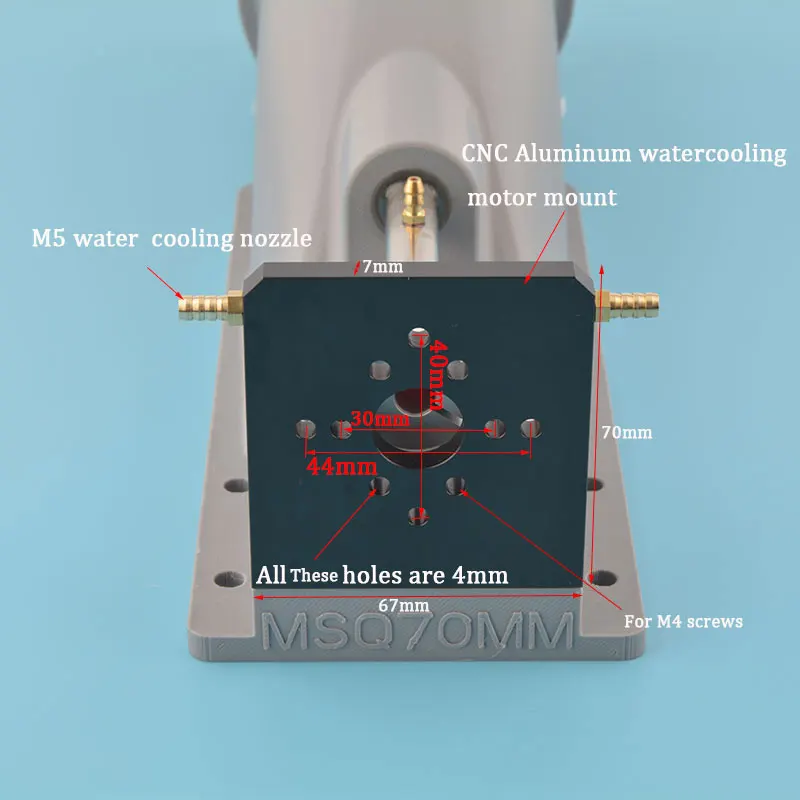 보트 서핑 보드 RC 모델 보트용 워터 제트 스러스터, 6mm 스테인레스 샤프트 커플링, 70mm, 8x6mm