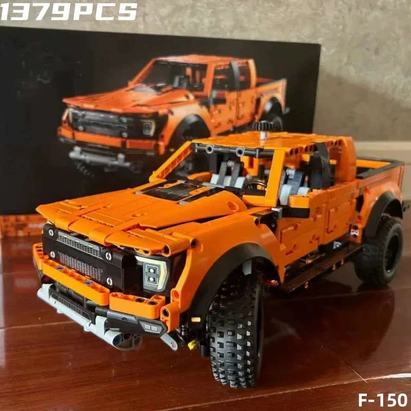 

Large Off-Road Vehicle Building Blocks F-150 Pickup Sports Car Racing Puzzle Model Toy Children's Gifts Home Decoration