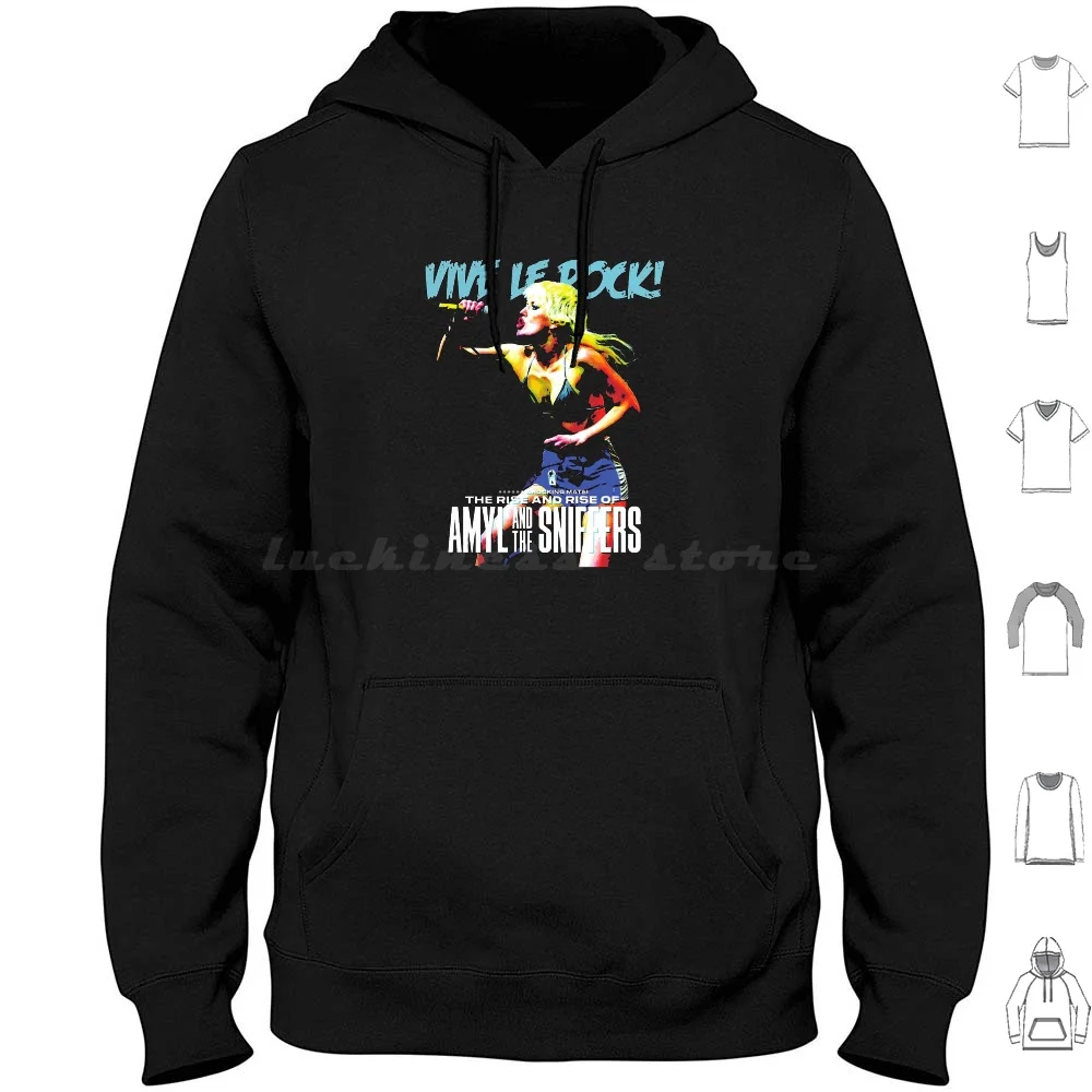 Vive Le Rock Hoodie Cotton Long Sleeve Amyl The Sniffers Amy Taylor Punk Band Post Punk Sawit Amyl And The Sniffers Sawitsari1