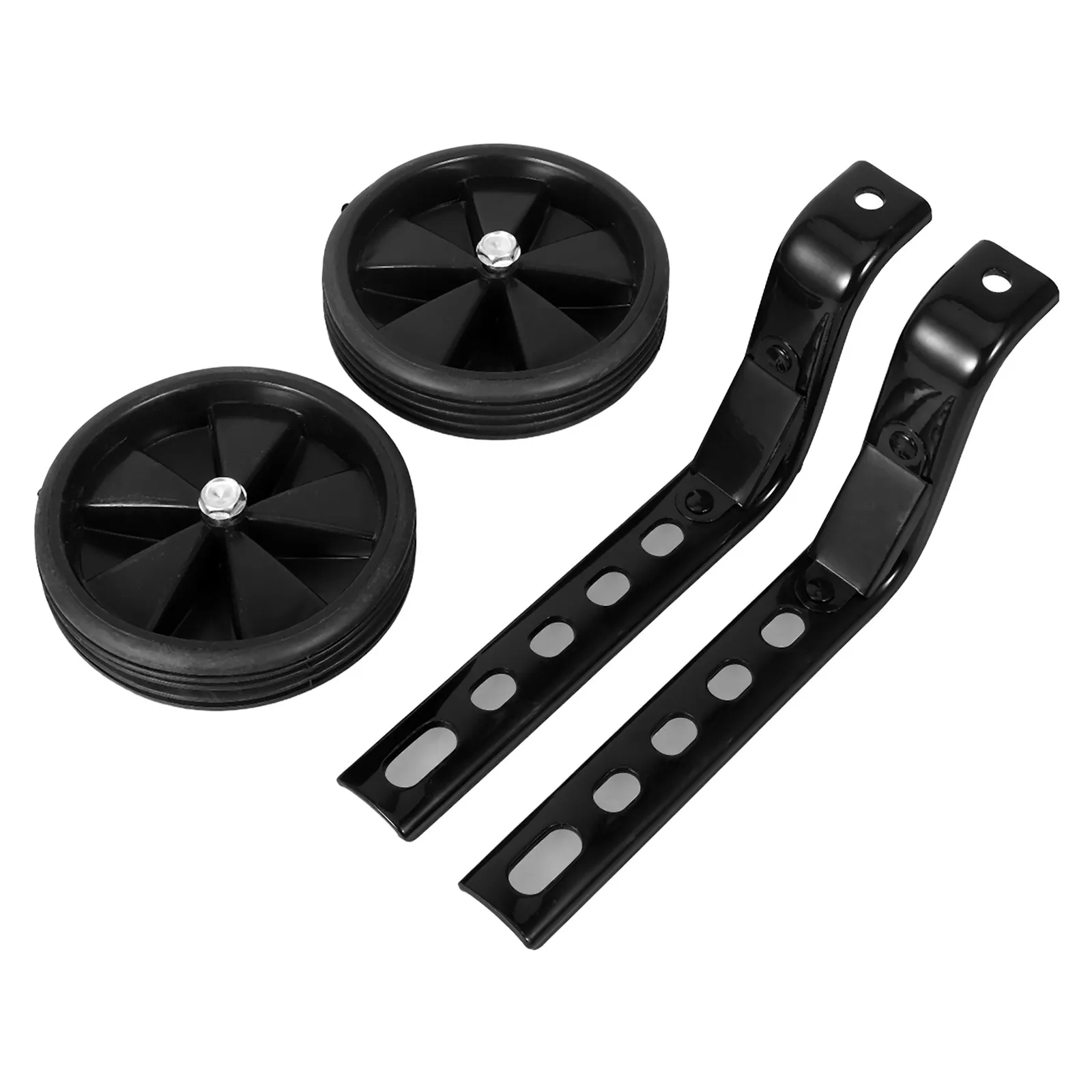 

1Set Children Bike Stabiliser Auxiliary Wheels 12 to 20 Inch Wheel Size Secure Balance Trainer for Kids Learning to Ride Cycling
