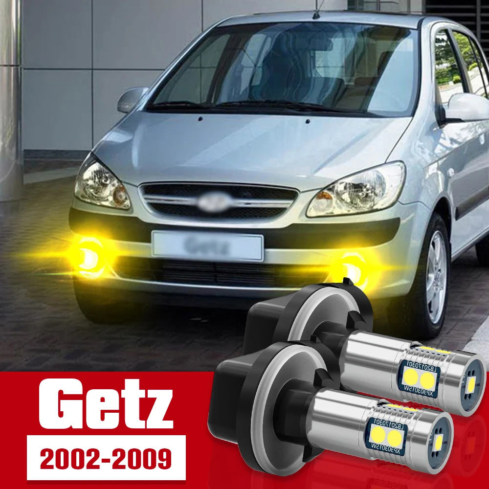 

2pcs LED Accessories Front Fog Light Bulb Lamp For Hyundai Getz 2002 2003 2004 2005 2006 2007 2008 2009