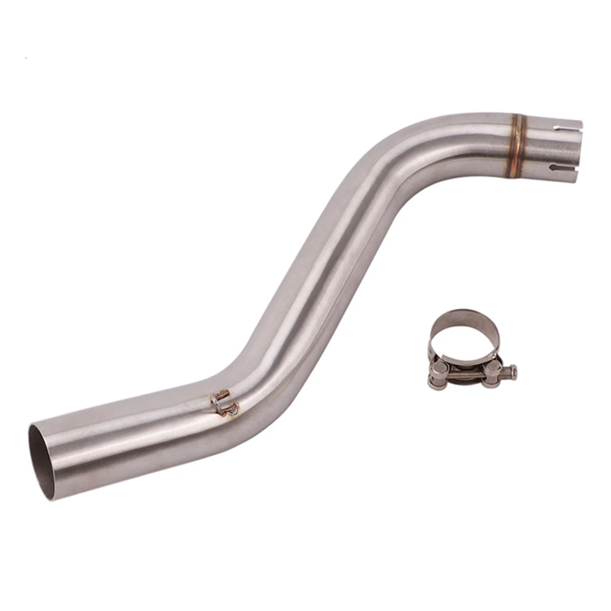 

1 piece of stainless steel motorcycle exhaust pipe connection middle section, suitable for Benelli Huanglong 600 middle section