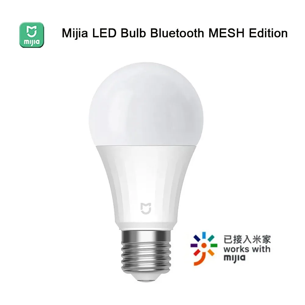 Mijia LED Bulb Bluetooth MESH Version E27 Smart 5W 2700-6500K Dual Color Temperature Voice Control Light with Mijia APP