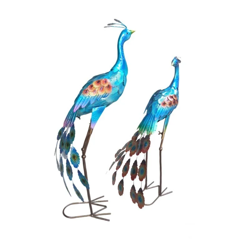 Popular villa courtyard peacock ornament, homestay balcony garden landscape layout simulation animal ornament