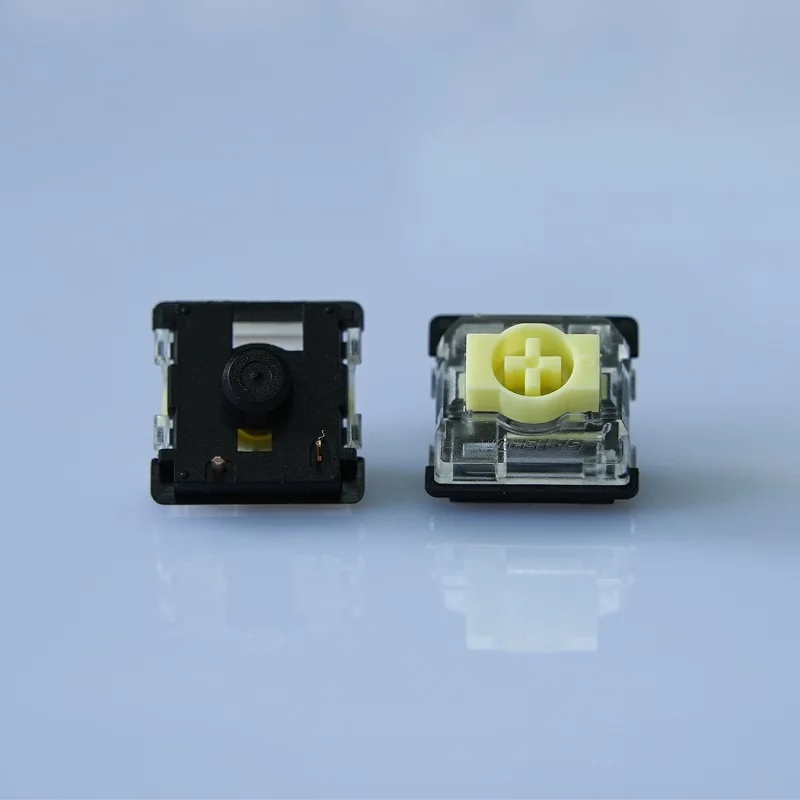 GATERON KS-33 Niskoprofilowa klawiatura 2.0 Banana Przełącznik 3-pinowy Jasnozielony RGB Dostosowane DIY Hot Swap Mechaniczna klawiatura do gier — zdjęcie produktu 2