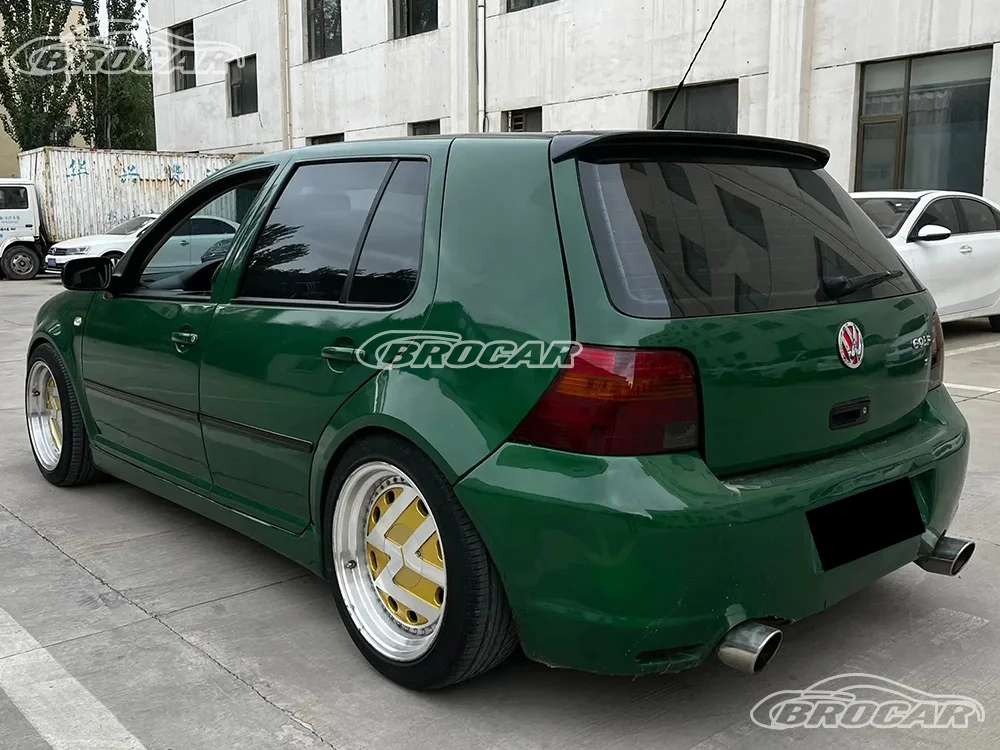 Für 1997--2003 Volkswagen VW Golf 4 IV MK4 R32 Original Hochwertiger ABS-Kunststoff Roter oder Blauer Spoiler Kofferraumflügel Heckspoiler