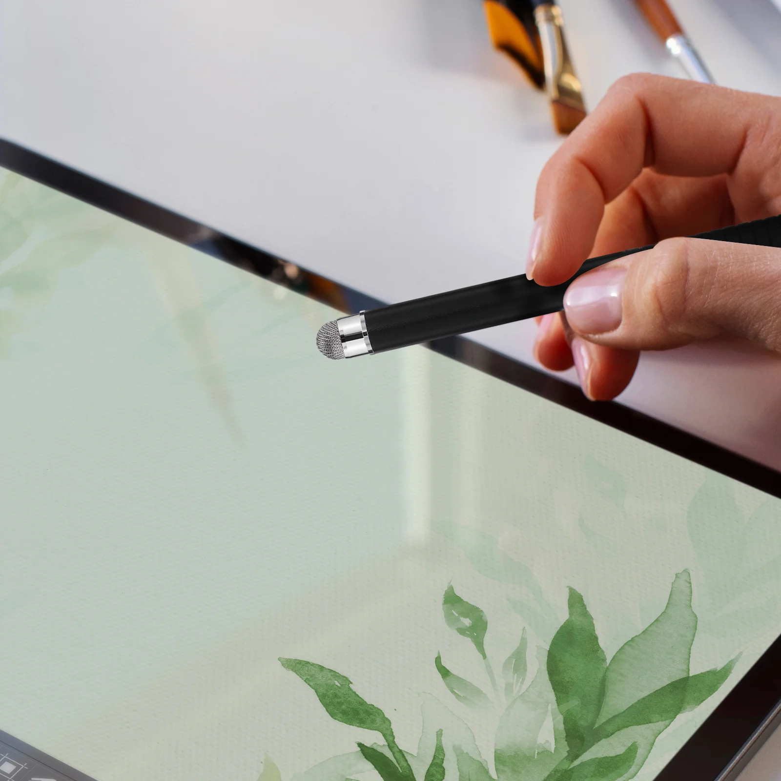 

5 шт. наконечники стилуса, сменные сетчатые наконечники из проводящего волокна для емкостных ручек, сменные насадки, прочные сменные наконечники стилуса для