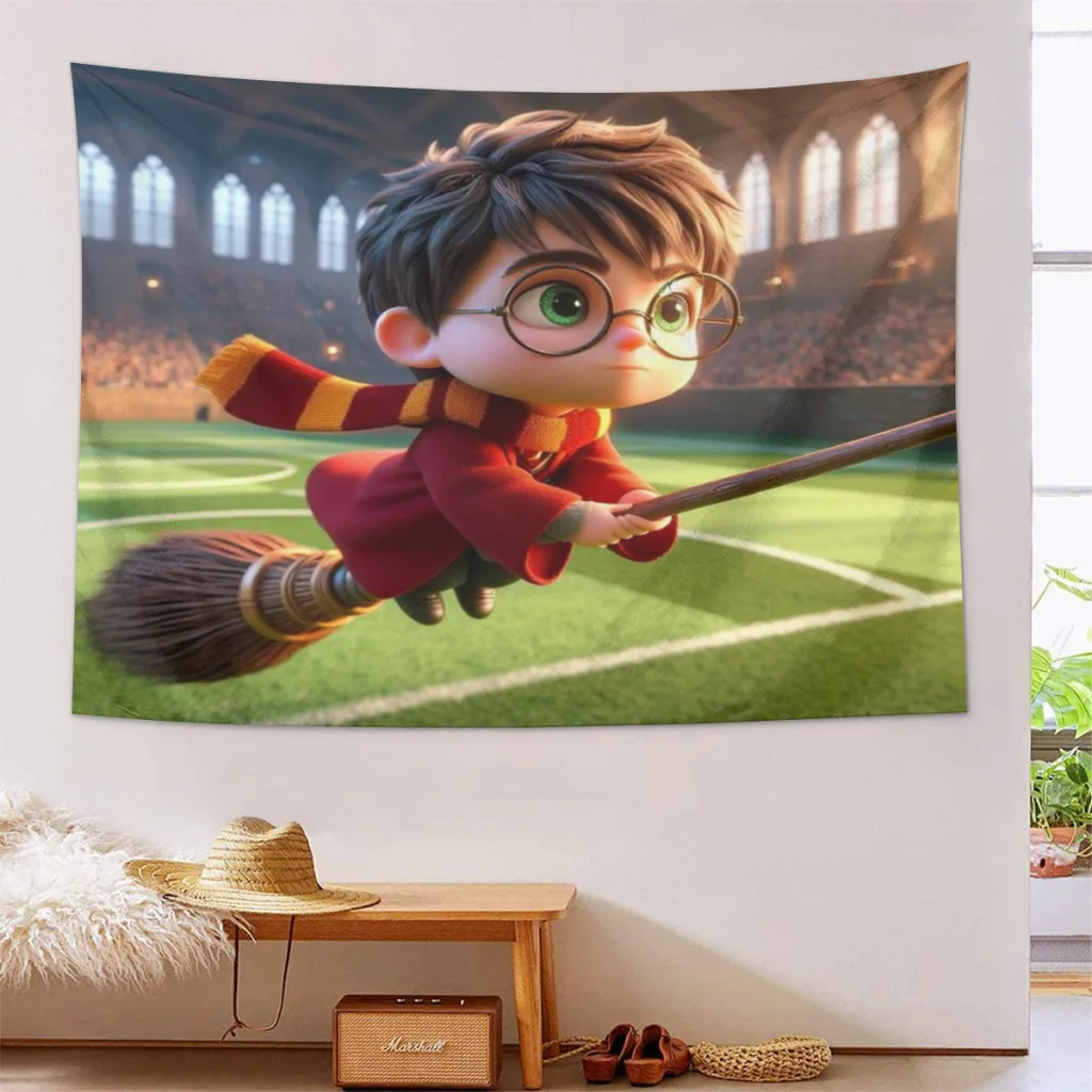 Harry Potter Tapestries   Room Decoration Items Home Décor Bedroom Wall Decorating Cloth