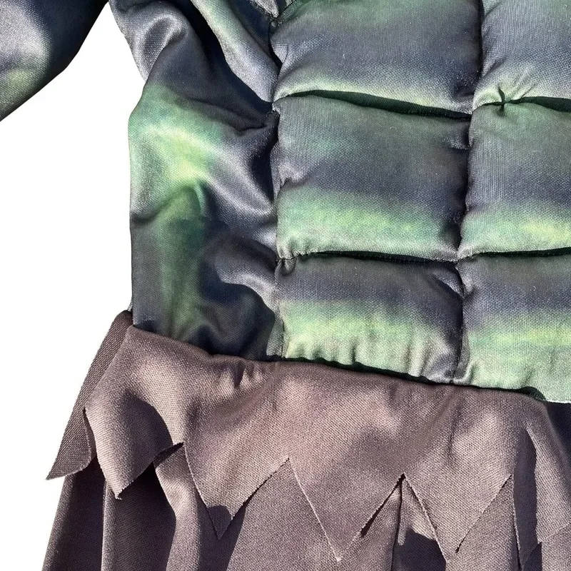 Marvel hulk traje muscular cosplay crianças super-herói festa estilo 3d bodysuit combinando manto