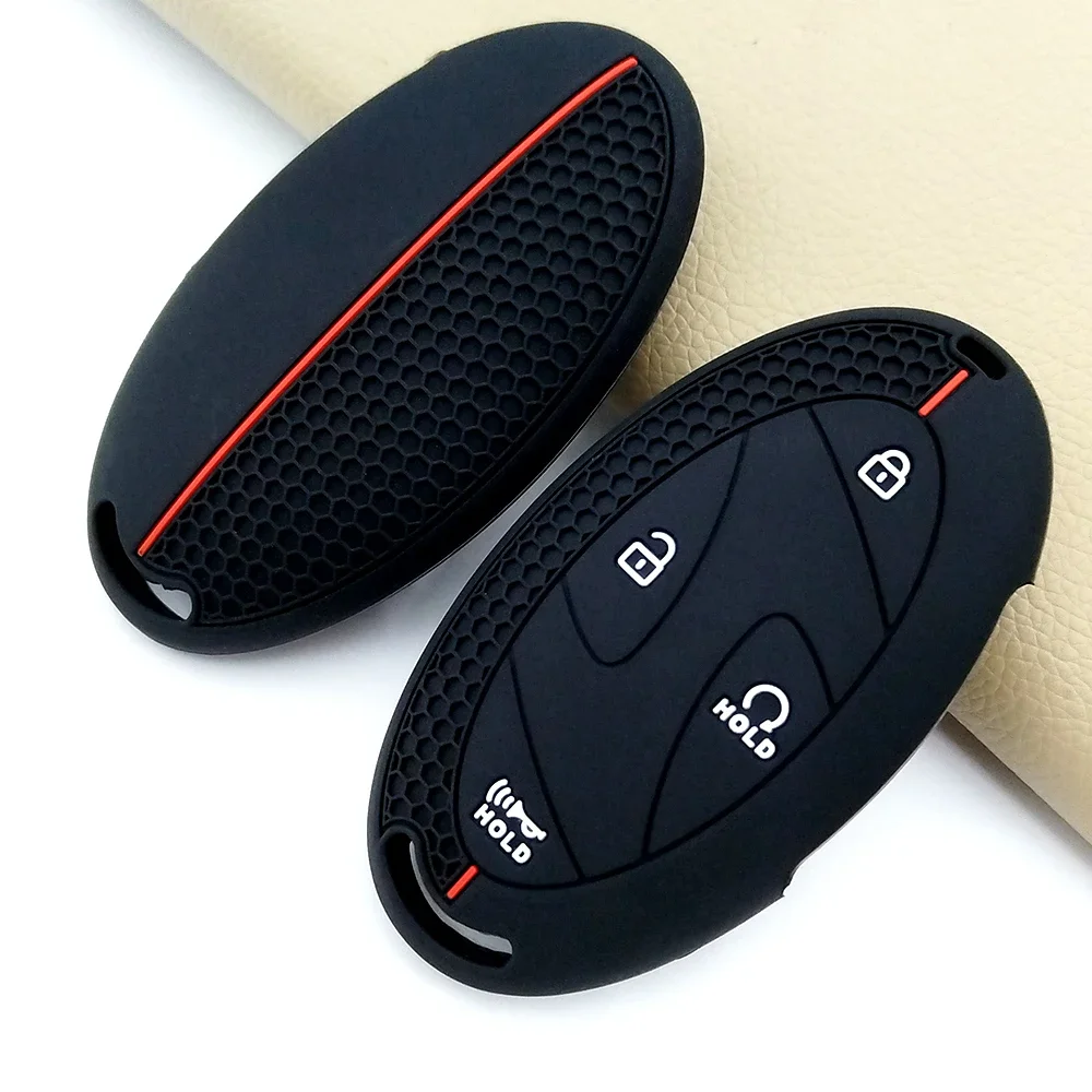 For Hyundai Kona Ioniq Santa Fe MX5 Tucson 2025 StubHub 2024 New Silicone Car Remote Key Case Cap Cover Shell Fob Holder Bag - Image 4