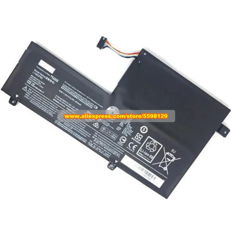 Genuine 11.4V 53Wh L15M3PB0 Battery L15L3PB0 For Lenovo 520-14IKB 510-14ISK IdeaPad 320S-14IKB 330S-15IKB Flex 4-1470/1480/1570