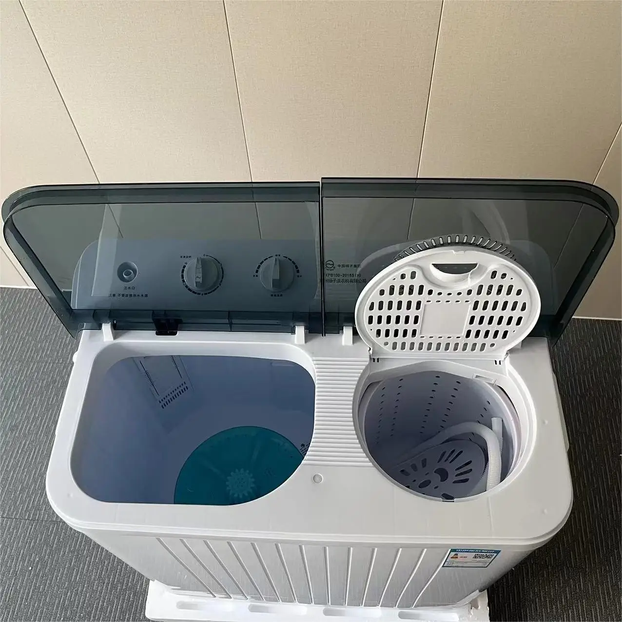 

Стиральная машина большой емкости 10 кг, бытовая полуавтоматическая стиральная машина с двойным барабаном, стиральная и сушильная машина