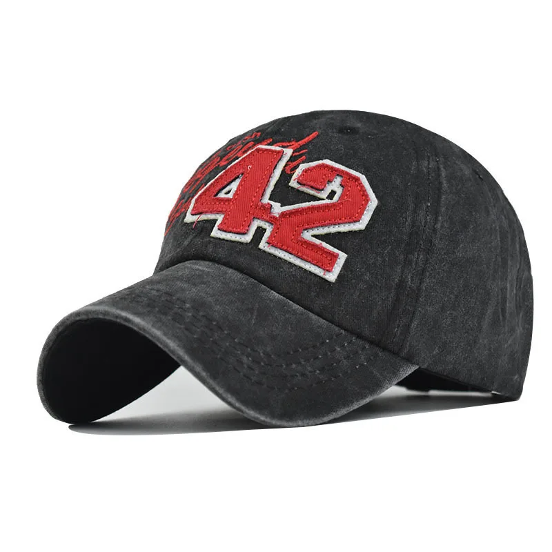 

Хлопковая новая бейсболка с большой буквой и вышивкой, винтажная кепка для папы, уличная солнцезащитная кепка