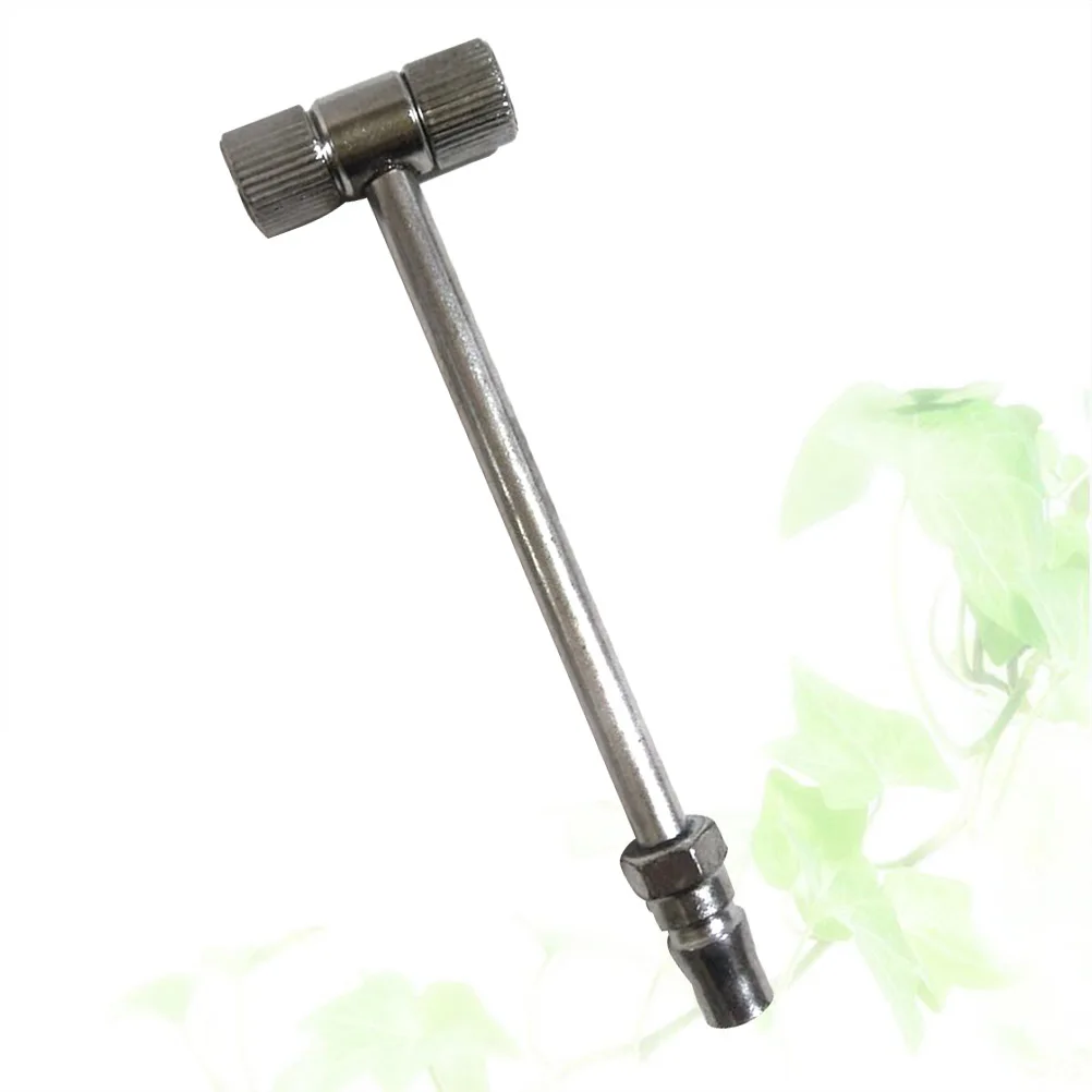 

2Pcs Tire Inflation Chuck Durable Heavy-Duty Stainless Steel T Shaped Metal Air Chuck for Car Motorcycle Tire Inflation Pole