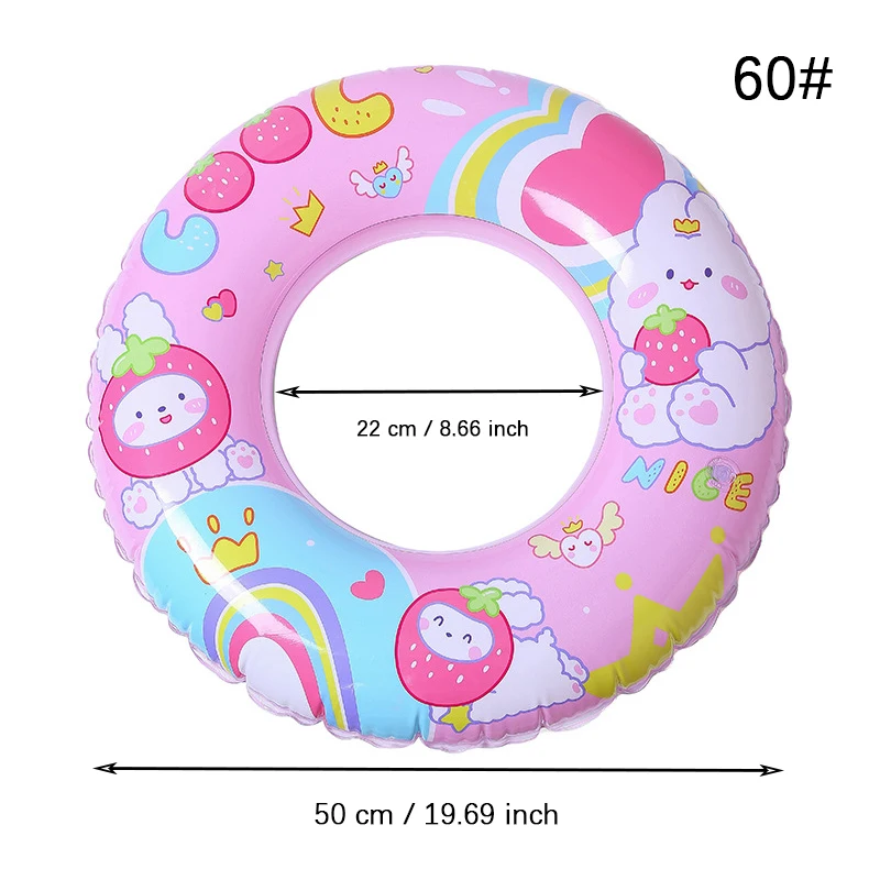 Inflatable Pool Float Circle Swimming Ring for Kids Adults Swimming Float Air Mattress Beach Party Pool Toys Swimming Pool Toys