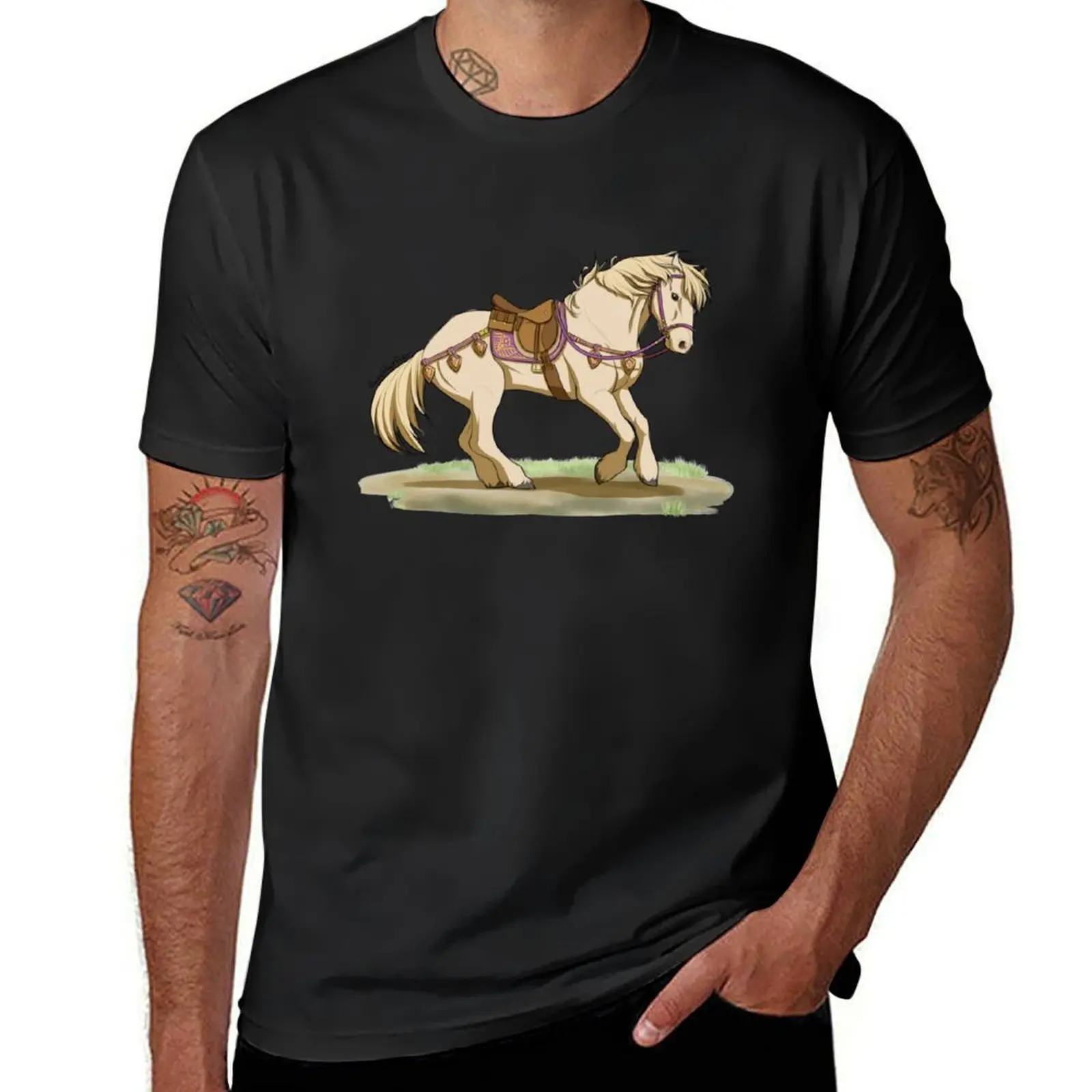 Steeds of the Wild: Royal Horse T-shirt tees customs design your own slim fit t shirts for men