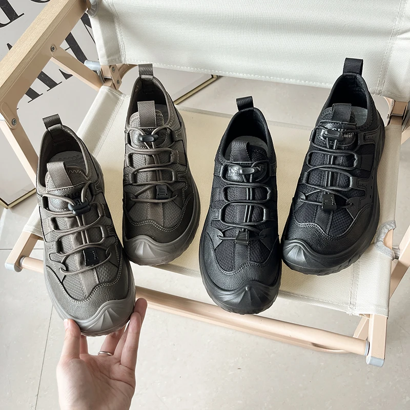

Мужская повседневная обувь для активного отдыха, дышащая сетчатая легкая нескользящая обувь с мягкой подошвой, низкая посадка, спортивная модная мужская обувь