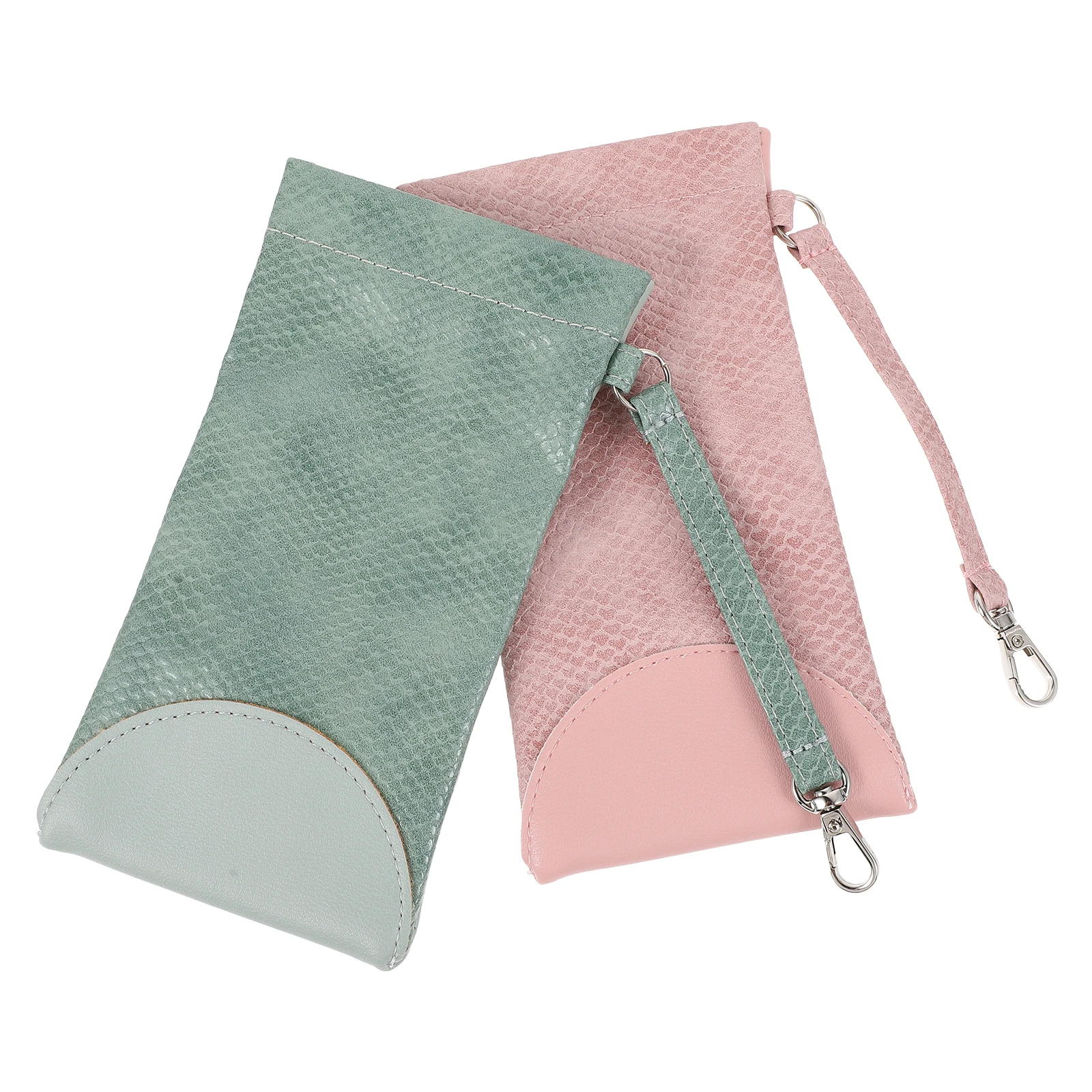 

2Pcs Glasses Bag Eyewear Case Portable Sunglasses Holder Pouch Protective Durable Travel Accessories GlassesStorage