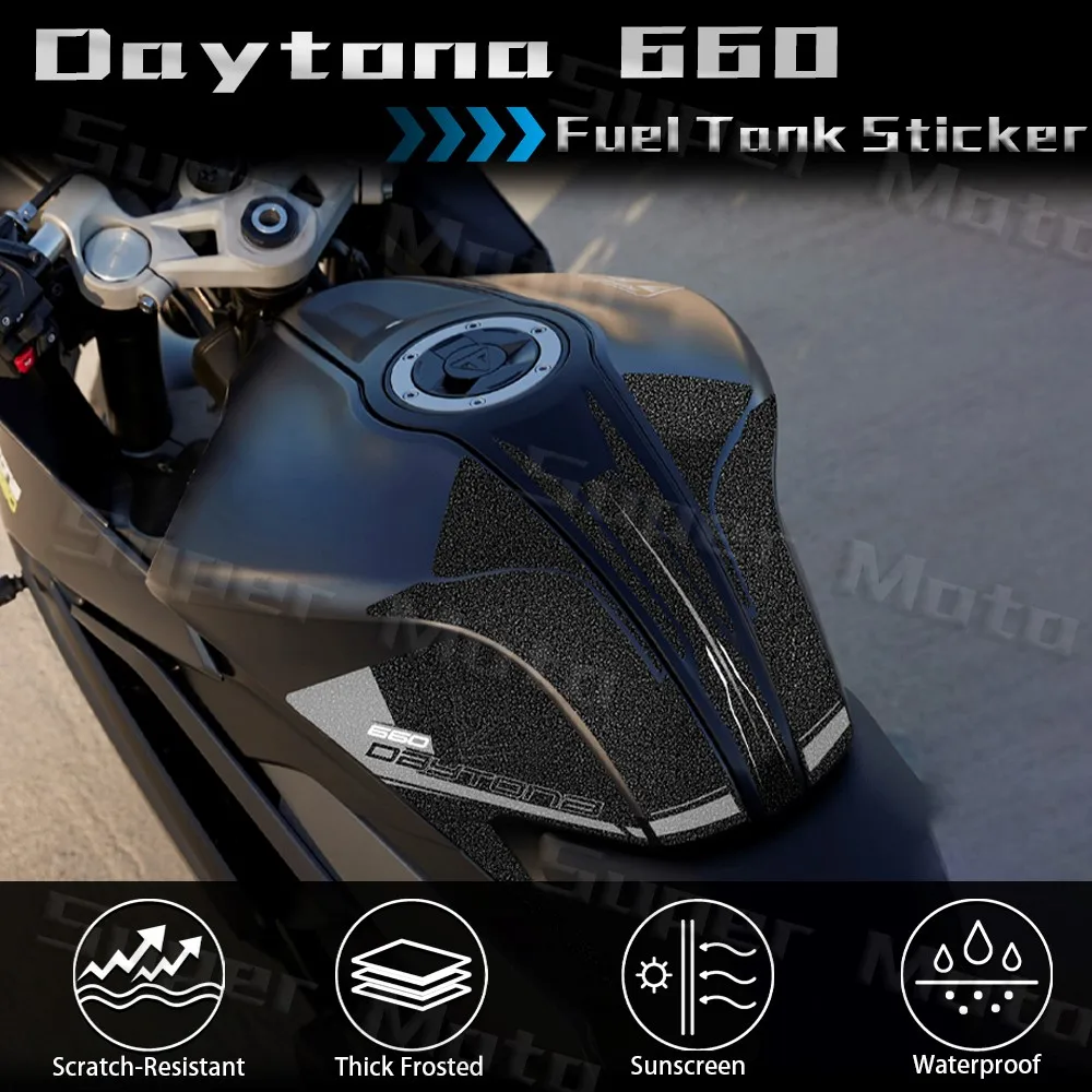 

Motorcycle Frosted Fuel Tank Kit Traction Sticker Protector Pad Accessories Decals Waterproof For Daytona 660 Daytona 660