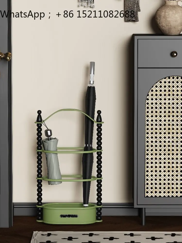 SCY Used Umbrella Storage Rack for Home Entrance, Hotel Lobby Umbrella Holder, Draining Rack, Creative Hollow Storage Rack